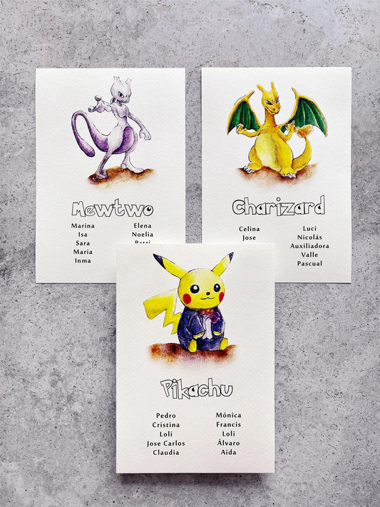 Seating Plan/Meseros Pokemon