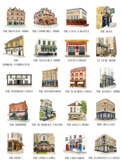 Seating Plan/Meseros Pub Inglés