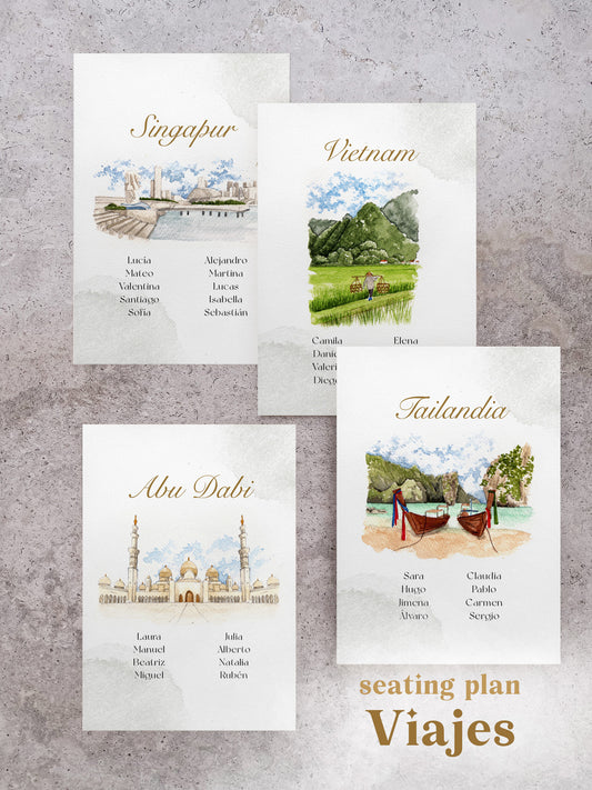 Seating Plan/Meseros Viajes