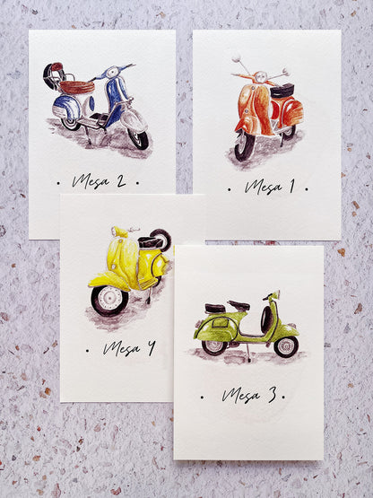 Seating plan de motos
