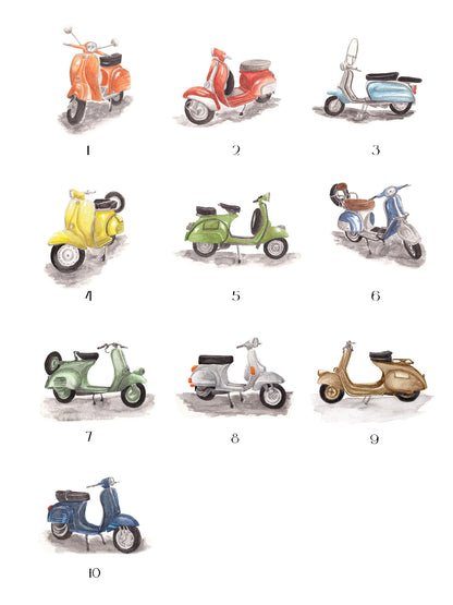 Seating Plan/Meseros Vespa