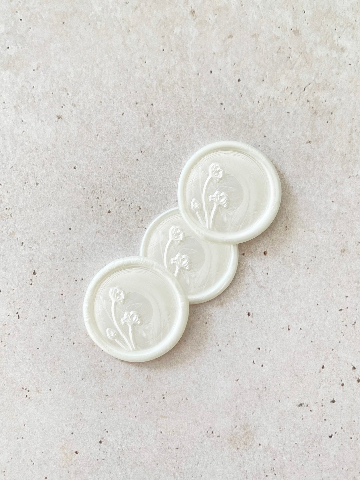 Sello de Lacre Flor de Silvestre