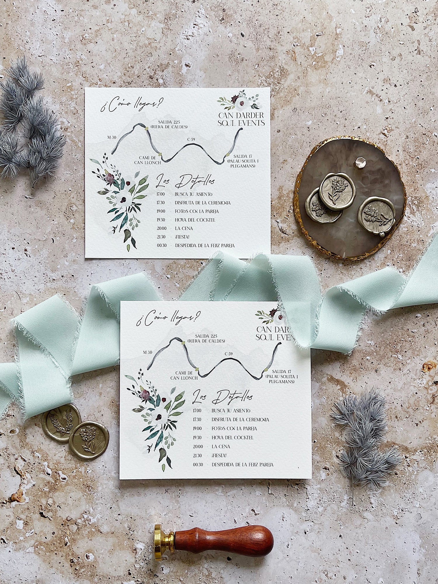 mapa de Boda Flores Blancas