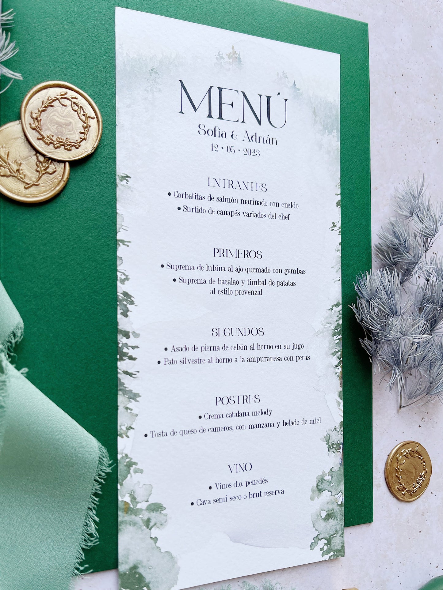 Menú de Boda Foresta