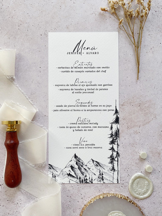 Menú de Boda Montaña