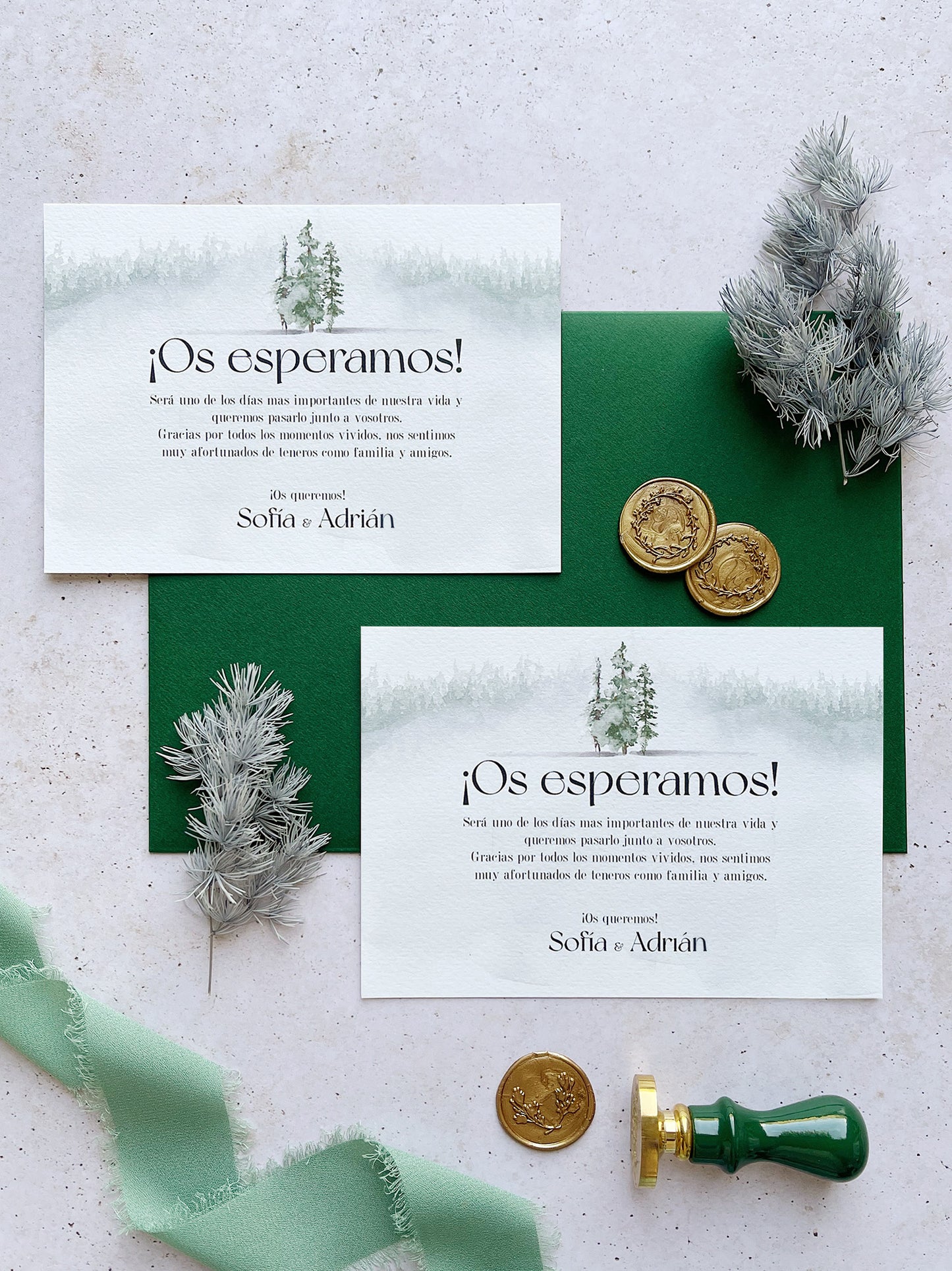 Invitación de Boda Foresta